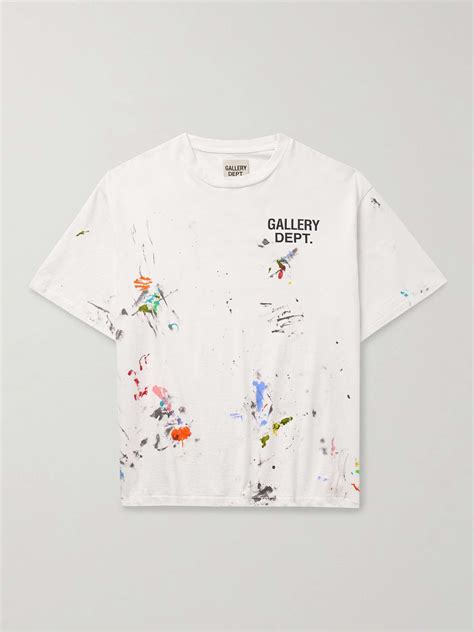 givenchy paint splatter t shirt
